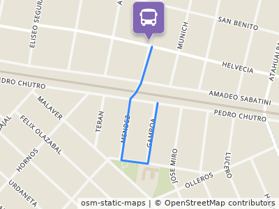 Mapa da parada