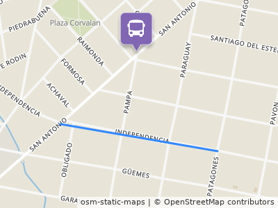 Mapa da parada