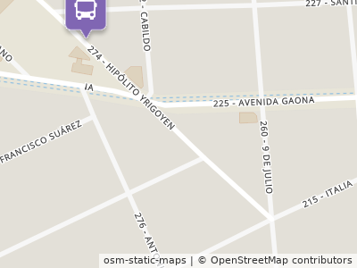 Mapa da parada