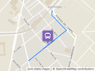 Mapa da parada