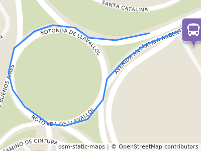 Mapa da parada
