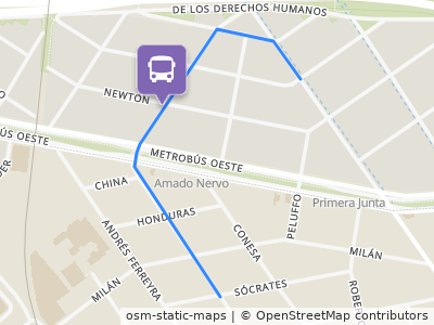 Mapa da parada