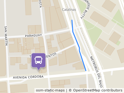 Mapa da parada
