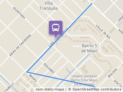 Mapa da parada