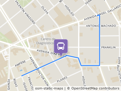 Mapa da parada