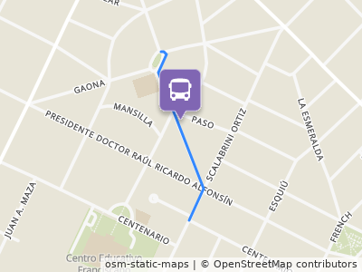 Mapa da parada