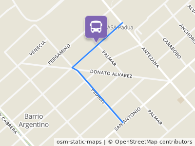Mapa da parada