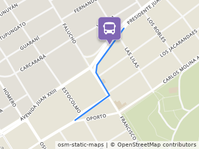 Mapa da parada