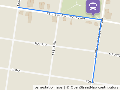 Mapa da parada
