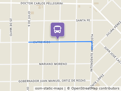 Mapa da parada