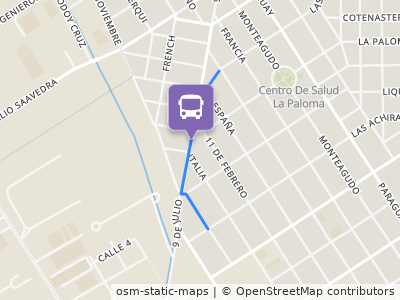 Mapa da parada