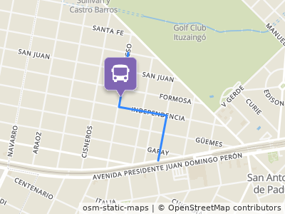 Mapa da parada