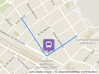 Mapa da parada
