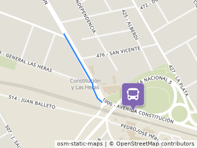 Mapa da parada