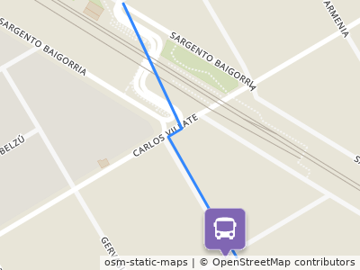 Mapa da parada