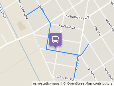 Mapa da parada