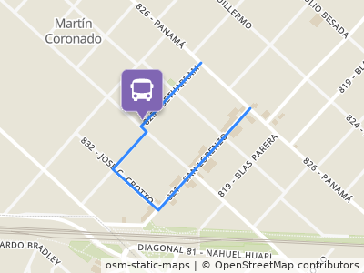 Mapa da parada