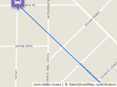 Mapa da parada