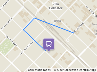 Mapa da parada