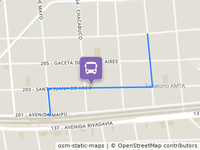 Mapa da parada
