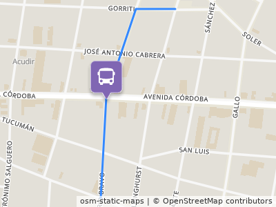 Mapa da parada