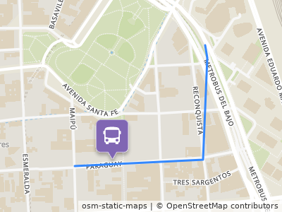 Mapa da parada