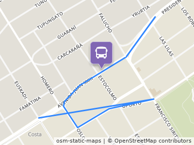 Mapa da parada