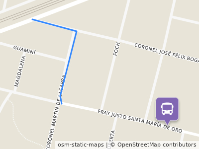 Mapa da parada