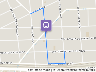 Mapa da parada