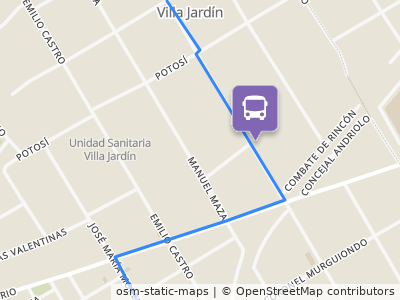 Mapa da parada