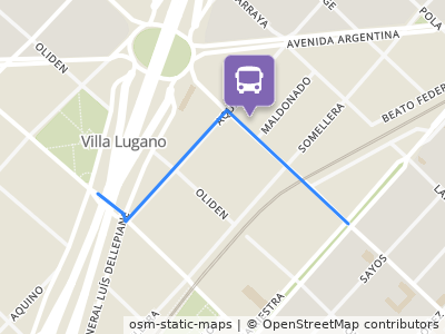 Mapa da parada