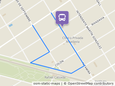 Mapa da parada
