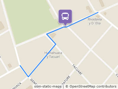 Mapa da parada