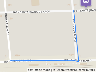 Mapa da parada
