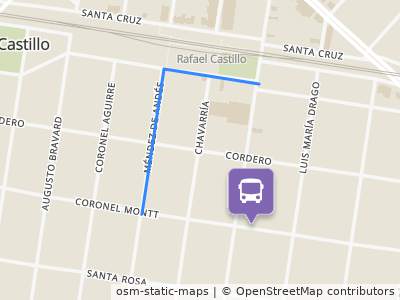 Mapa da parada