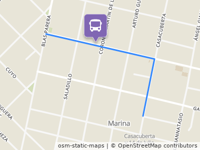 Mapa da parada