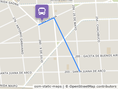 Mapa da parada