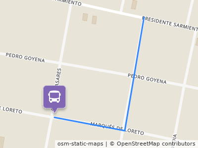 Mapa da parada