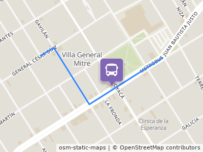 Mapa da parada