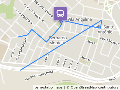 Mapa da parada