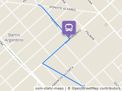 Mapa da parada