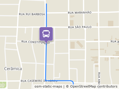 Mapa da parada