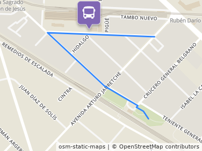 Mapa da parada
