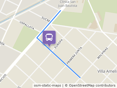 Mapa da parada
