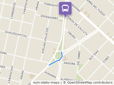 Mapa da parada