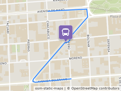 Mapa da parada