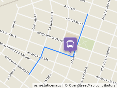 Mapa da parada