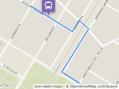 Mapa da parada
