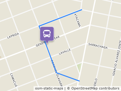 Mapa da parada