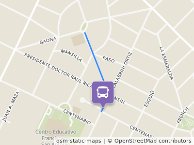 Mapa da parada